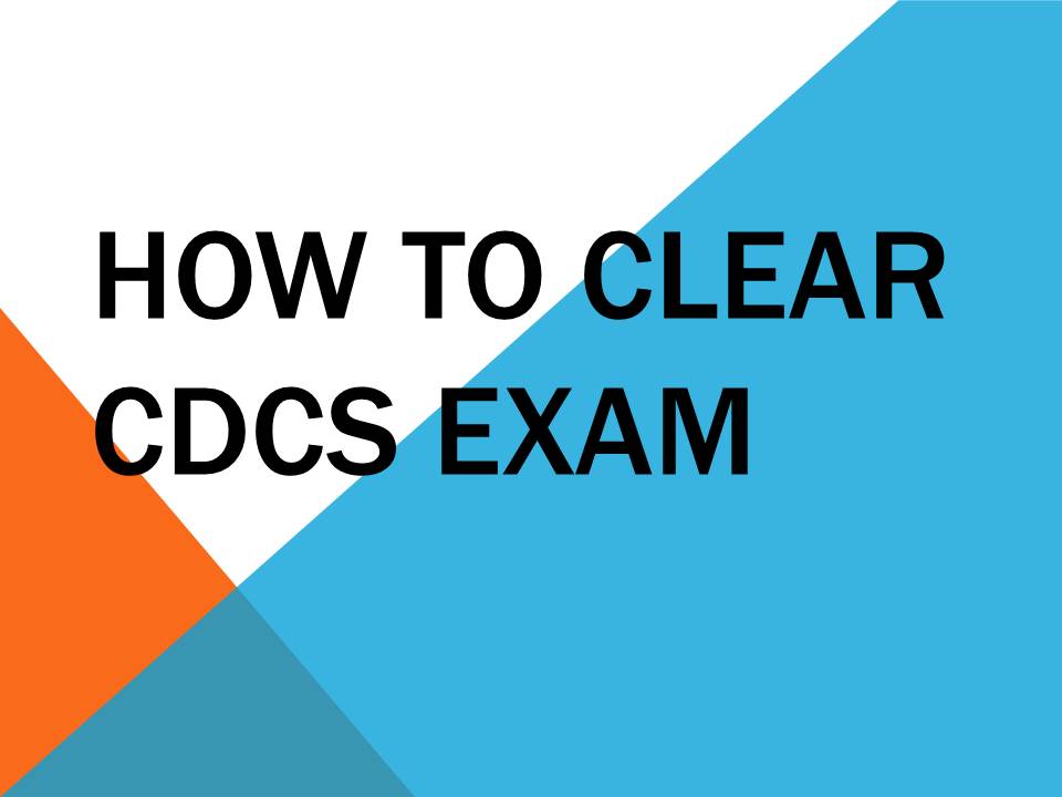 Exam CDCS-001 Pass4sure